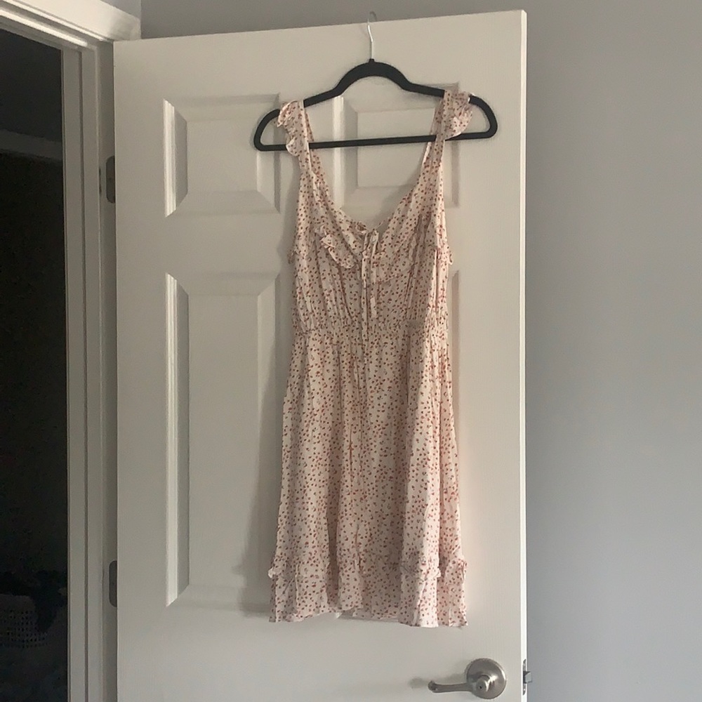 Floral print babydoll dress